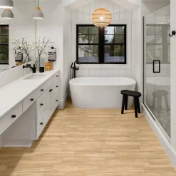 Carrelage sol et mur intérieur effet bois brut L.60 x l.15 cm x ép.8,5 mm, Kyra Rovere