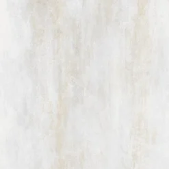 Carrelage sol et mur intérieur en grès cérame effet béton blanc mat L.60 x l.60 cm x ép.7,4 mm, Upper