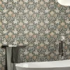 Carrelage sol et mur vert Floral 60 x 120 cm