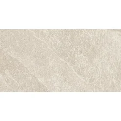 Carrelage sol extérieur en grès cérame émaillé effet pierre ivoire l.60 x L.30 x ép.0.8 cm Ardesi