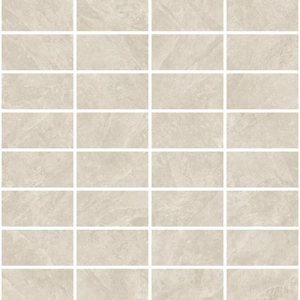 Carrelage sol extérieur en grès cérame émaillé effet pierre ivoire l.60 x L.30 x ép.0.8 cm Ardesi