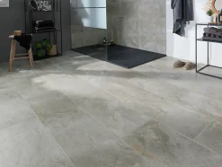 Carrelage sol intérieur beige effet pierre 61,5 x l.30,8 cm x ép.8 mm, Shaded