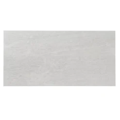 Carrelage sol intérieur blanc effet pierre satin L.60 x l.30 cm x ép.8 mm, Natural