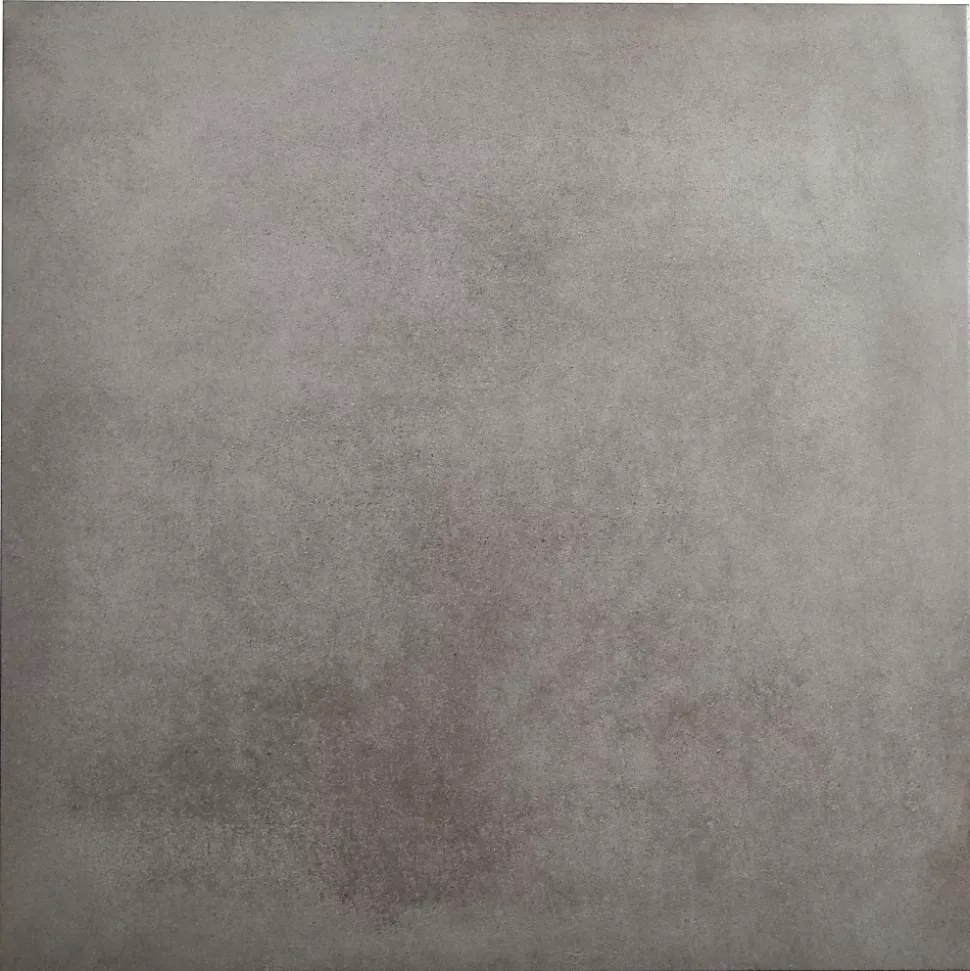 Carrelage sol intérieur gris effet béton L.61,6 x l.61,6 cm x ép.7,4 mm, Konkrete
