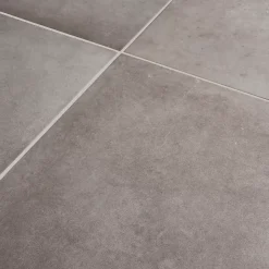 Carrelage sol intérieur gris effet béton L.61,6 x l.61,6 cm x ép.7,4 mm, Konkrete