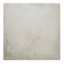 Carrelage sol intérieur gris clair effet béton L.60 x l.60 cm x ép.9,5 mm, Kontainer