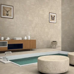 Carrelage sol mat beige l.120 x L.60 cm Orion crema