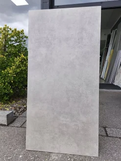 Carrelage sol/mur effet béton ARK SILVER MAT L.120 x l.60cm