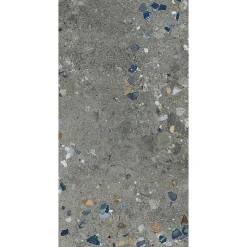 Carrelage Terrazzo Sol Mur 30x60 Art Grey Rectifié - Allocarrelage
