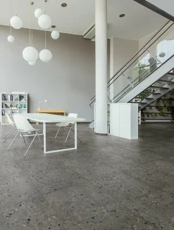 Carrelage Terrazzo Sol Mur 30x60 Art Grey Rectifié - Allocarrelage