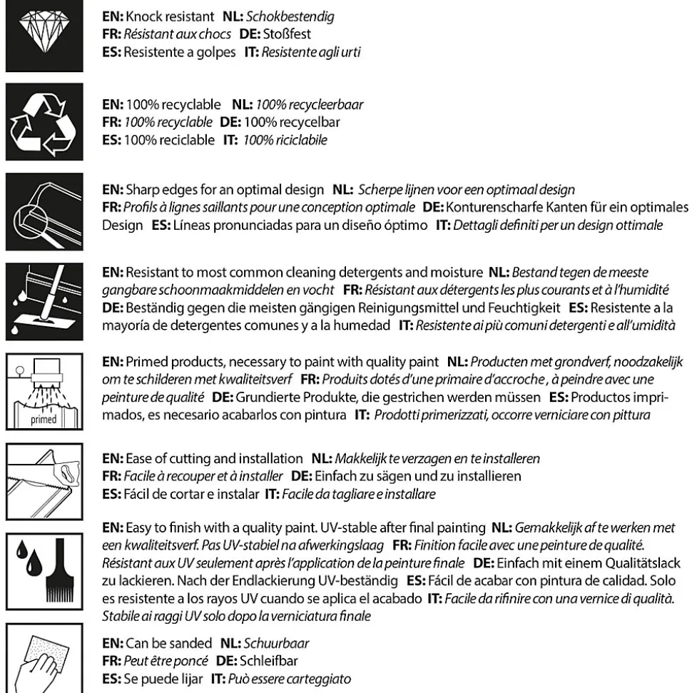 Carton complet de 10 panneaux muraux WX210