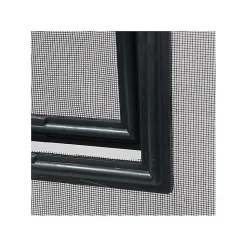 Chatière de moustiquaire de Porte ou Baie Vitrée H25 cm x L20 cm Noir