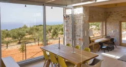 Châssis coulissant en aluminium 2 ventaux SMARTIA 350 (L.:2600mm x H.:2200mm) Gris argent