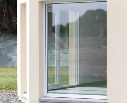 Châssis fixe pvc RAL 9016 ( L.: 170 cm x H.: 200 cm)