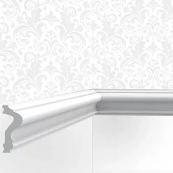 Cimaise , Moulure Cimaises et Plus M02- 6x2,5x200cm (h x p x L) - moulure décorative polyuréthane