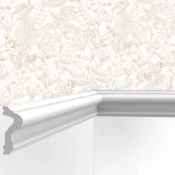 Cimaise , Moulure Cimaises et Plus M02- 6x2,5x200cm (h x p x L) - moulure décorative polyuréthane