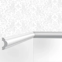 Cimaise , Moulure Cimaises et Plus M04 - 4x2x200cm (h x p x L) - moulure décorative polyuréthane