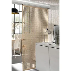 Cloison amovible 3-en-1 pin Quadratus H.250 x l.100 cm