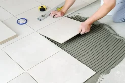 Colle carrelage sol int/ext et mur intérieur gris Volden C2 25kg