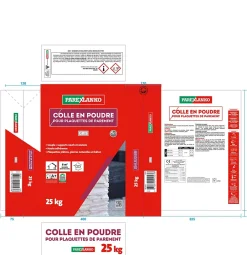Colle pour plaquettes de parement intérieur gris Parexlanko poudre 25kg