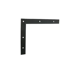 Contre équerre pour volets battants acier noir Afbat L.300 x l.35 H.250 mm