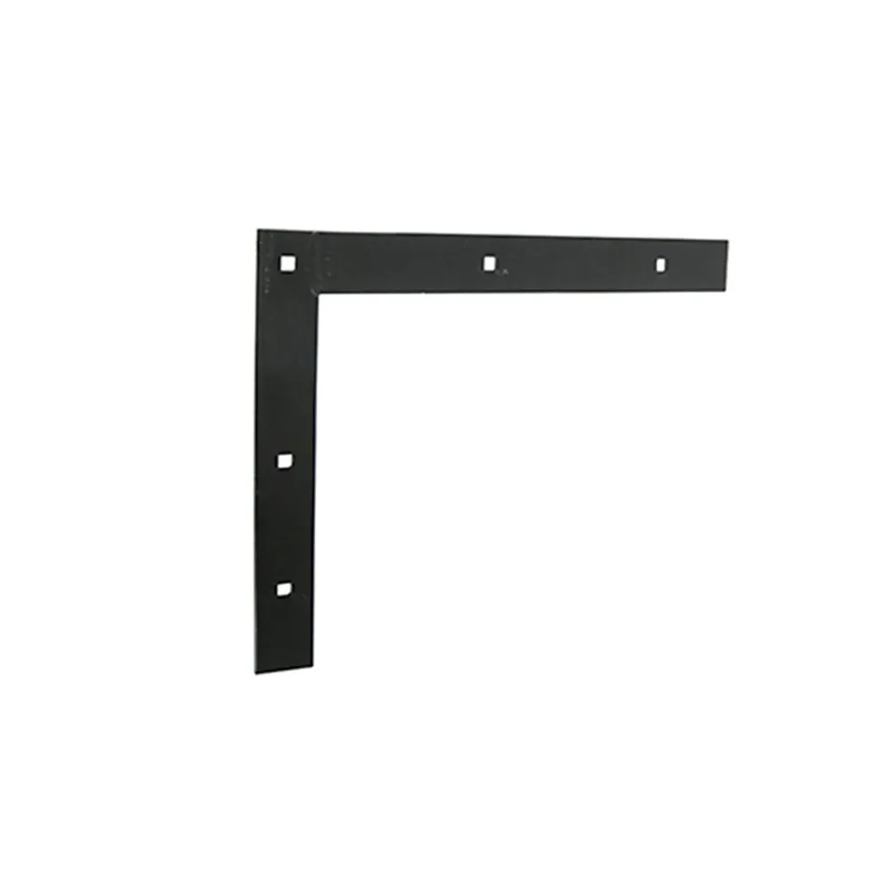 Contre équerre pour volets battants acier noir Afbat L.300 x l.35 H.250 mm
