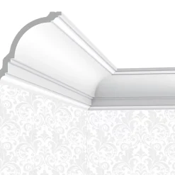Corniche plafond Cimaises et Plus C06 - 12x12x200cm (h x p x L) - moulure décorative polyuréthane