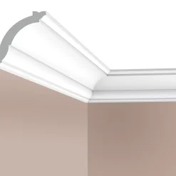 Corniche plafond Cimaises et Plus C05 - 7x7x200cm (h x p x L) - moulure décorative polyuréthane