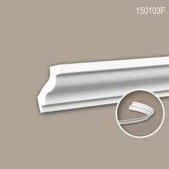 Corniche Profhome 150103F Moulure décorative flexible