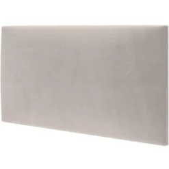 Coussin mural velours beige - 60 x 30