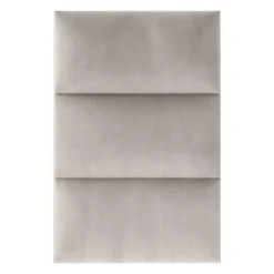 Coussin mural velours beige - 60 x 30