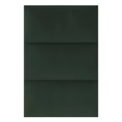 Coussin mural velours vert sapin - 60 x 30