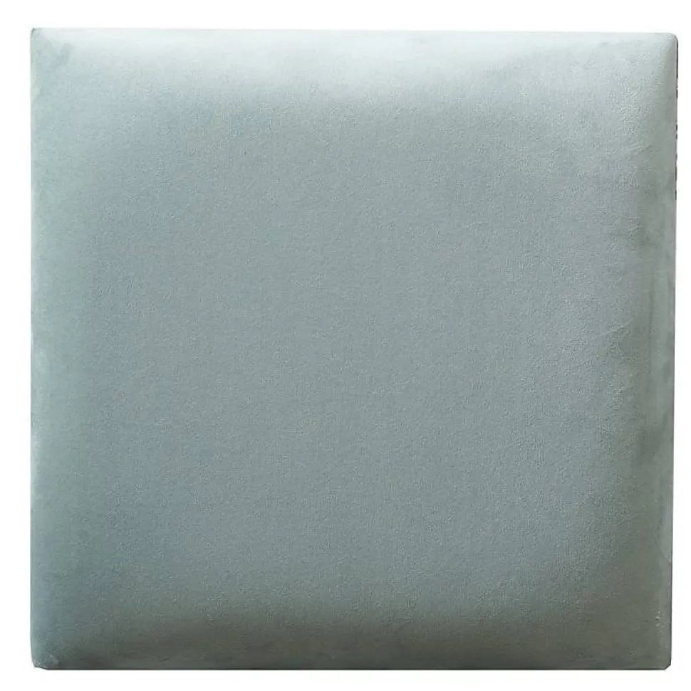 Coussin mural velours vert pastel - 30 x 30