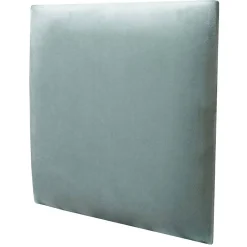 Coussin mural velours vert pastel - 30 x 30