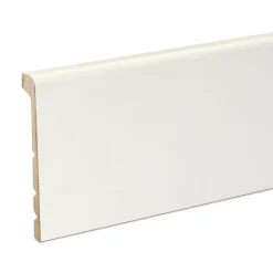 Couvre-plinthe MDF Blanc GoodHome 220 x 13,8 cm Décor 10 (vendue à la pièce)