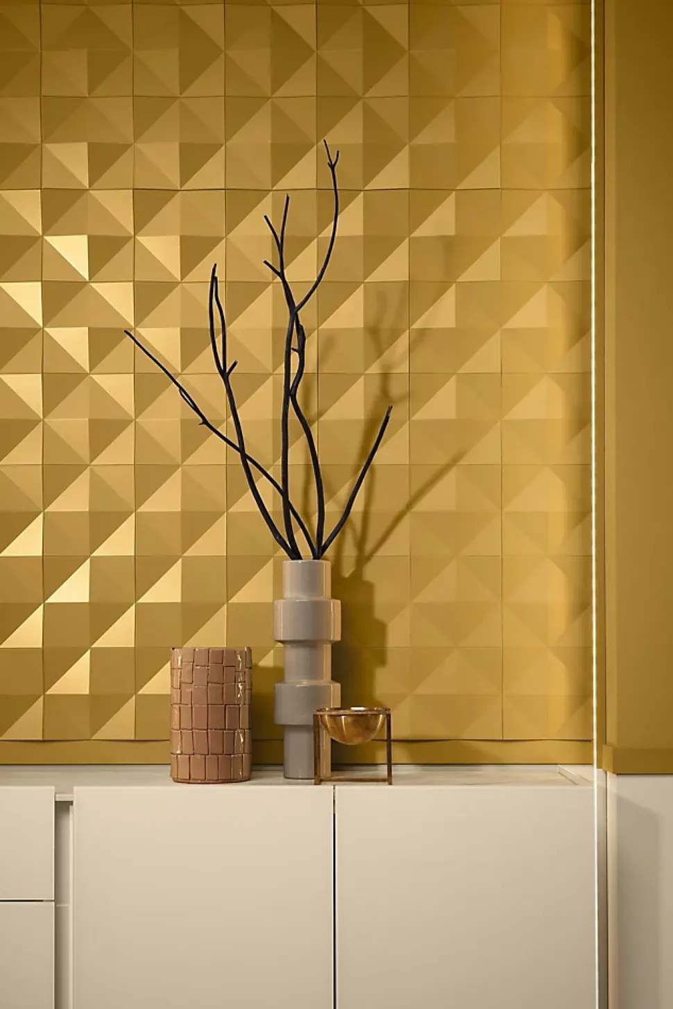 3d panneau mural NMC ARSTYL PYRAMID Dalle pour mur et plafond Élement décorative