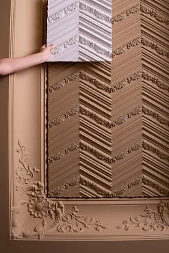 3d panneau mural Orac Decor LUXXUS W130 CHEVRON Dalle pour mur et plafond Élement décorative