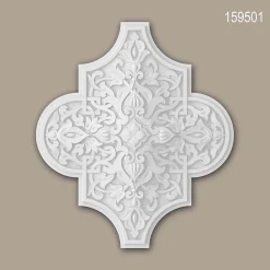 3d panneau mural Profhome 159501 Lambris mural Élément décoratif Médaillon 39,9 x 34,9 cm