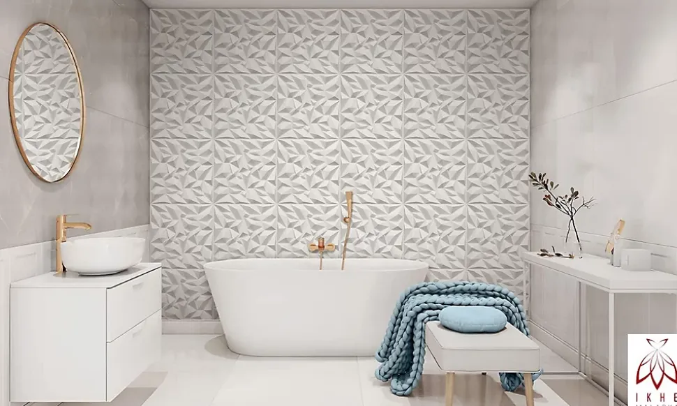 3D PVC panneaux muraux decor gaming chambre mur plafond effet 3D mirror blanc plaques PVC decoration 0.25m²