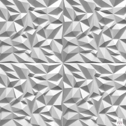 3D PVC panneaux muraux decor gaming chambre mur plafond effet 3D mirror blanc plaques PVC decoration 0.25m²