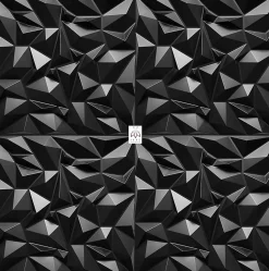 3D PVC panneaux muraux decor gaming chambre mur plafond effet 3D mirror noir plaques PVC decoration 0.25m²