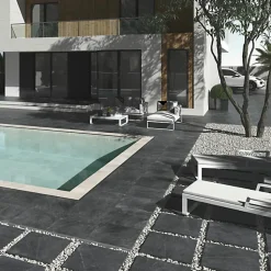 Dalle sur plots Prodige 2cm noir R11 60x60 cm - Réflex boutique