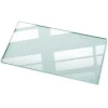 Dessus de table en verre trempé Wallfluent 100x50 cm Transparent