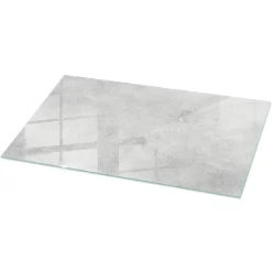 Dessus de table en verre trempé Wallfluent 100x50 cm Texture de béton avec fissures