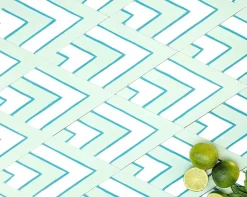 EN STOCK - Carreaux de ciment véritable - Desert Rose - Vert Amande