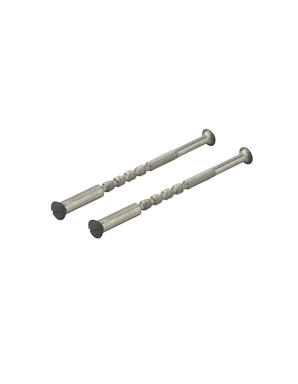 Ensemble de poignées pour porte d'entrée Vesta trou de cylindre, carré 7mm, entr'axes 195mm, noir - THIRARD