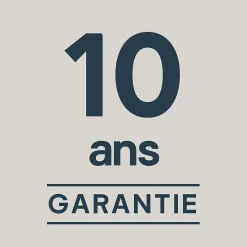 Ensemble poignée sur rosace rond à visser GoodHome Ruis effet nickel satin gris Ø50mm