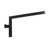 Equerre acier bout droit pour volet en bois acier noir Afbat