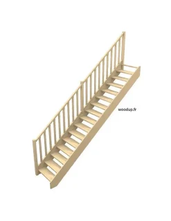 Escalier Droit Suchet 280 Cm Kit Recoupable Sans Contremarche H Sol Sol 280 Cm