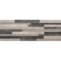Faïence Carlota Decor-gris 60 x 20cm ( vendu par boite de 1,2 m² )